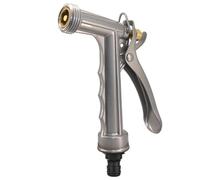 Buse de pulvérisation pour tuyau d'arrosage - Petit pulvérisateur | Buses de tuyau en métal étanches | Pulvérisateur de jardin fileté avec motifs de pulvérisation réglables en de zinc