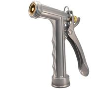 Buse de pulvérisation pour tuyau d'arrosage - Petit pulvérisateur | Buses de tuyau en métal étanches | Pulvérisateur de jardin fileté avec motifs de pulvérisation réglables en de zinc