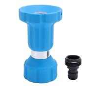 Buse de pulvérisation pour tuyau d'arrosage, robuste, en acier inoxydable, style pompier, pour plantes, lavage de voiture, nettoyage des animaux domestiques, utilisation en