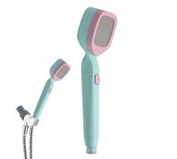 Buse de pulvérisation puissante : pommeau de douche à débit intense, pommeau de douche haute force | Pommeau de douche avec pulvérisateur Turbos, accessoire de douche à courant fort, buse de douche