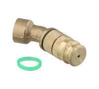 Buse de pulvérisation réglable en cuivre pour systèmes d'irrigation agricole et stations de vitrage de poterie avec joint fileté fiable (cuivre-A)