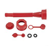 Buse de rechange avec valve de purge pour bidon d'essence en plastique, pour Blitz Midwest pour SCEPTER, embout en plastique souple rouge pour ravitailleurs de véhicules et machines