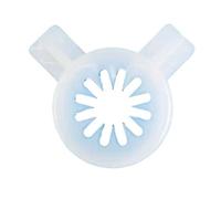 Buse De Rechange for Machine À Crème Glacée, 2 Pièces, Capuchon Modélisation En Forme Flocons Neige, Pièce for, Accessoire Machines Service Doux, Diamètre Intérieur 29 Mm(Style 2)