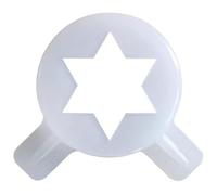 Buse De Rechange for Machine À Crème Glacée, 2 Pièces, Capuchon Modélisation En Forme Flocons Neige, Pièce for, Accessoire Machines Service Doux, Diamètre Intérieur 29 Mm(Style 1)
