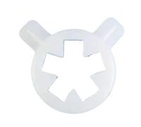 Buse De Rechange for Machine À Crème Glacée, 2 Pièces, Capuchon Modélisation En Forme Flocons Neige, Pièce for, Accessoire Machines Service Doux, Diamètre Intérieur 29 Mm(Style 3)
