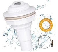 Buse de refoulement pour piscines, buse d'aspiration avec raccord de tuyau 38/32 mm, buse d'aspiration pour piscines, pour le draina