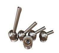 Buse de refroidissement en acier inoxydable 304, buse de refroidissement universelle 10 pièces, adaptée à diverses machines-outils, pulvérisation d'eau Side tube Aperture3.0mm 3/8"-length50mm