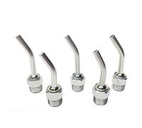 Buse de refroidissement en acier inoxydable 304, buse de refroidissement universelle, adaptée à tous les types de machines-outils, pulvérisation d'eau, 10 pièces M10*1.0 Tube length 100mm(3.94in)