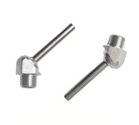 Buse de refroidissement haute pression réglable, 10 pièces liquide en acier inoxydable 304 pour tour sculpture bijoux, fraisage, buse industrielle tuyau coupe Side tube Aperture4.0mm 3/8"-length200mm