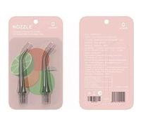 Oclean N10 Buse De Remplacement Standard, Pour Hydropulseur W10 UNIQUEMENT, Irrigateur Oral Professionnel (Lot De 2) - Rose