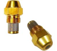Buse de remplacement pour brûleur à mazout en lait Buse de brûleur à mazout, injecteur diesel, pulvérisation en laiton et acier inoxydable (60°)