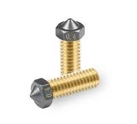 Buse de revêtement PTFE en laiton For Volcano/MK8/E3D, buse de tête d'impression d'extrudeuse à filament antiadhésif 0.4MM for imprimante 3D For Ender-3V2 1.75MM ( Color : For Volcano 1.75-0.4mm , Siz