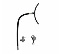 Buse de Rinçage Cheveux Buse Shampooing Tête de Bec Pièce de Remplacement en Métal pour Rinçage Complet Contrôle Confortable Joints Inclus Adaptée aux, style to 1