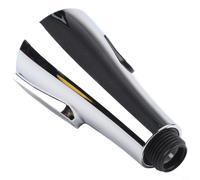 Buse de robinet d'évier de cuisine à affichage LED avec adaptateur de pulvérisation extractible G1/2, construction ABS chromée, deux modes d'économie d'eau et indicateur de température, compatible