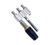 Buse de savon 3 en 1 haute pression longue portée réglable en acier inoxydable buse de connexion rapide pour rondelle en laiton et acier inoxydable