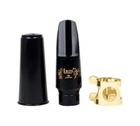 Buse de saxophone alto portable professionnelle légère avec boucle de couverture, accessoires pour instruments de musique, embouchure de saxophone alto, ensemble d'embouchure de saxophone alto