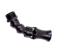 Buse de Sortie d'eau rotative for Aquarium, accélérateur de débit d'eau à Vortex réglable de 1/2" à 1" for Pompe de Filtration