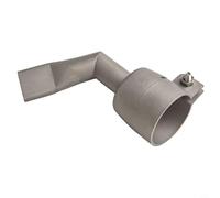 Buse de soudage à air chaud coudée à 120° pour soudure à chaud en PVC et plastique, en acier inoxydable, résistante aux hautes températures, compatible avec
