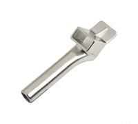 Buse de soudage à air chaud pour plastique PVC et vinyle - Pointe carrée de 8 mm, construction en acier allié, haute résistance, compatible avec Speed WEL (8 x 15 mm)