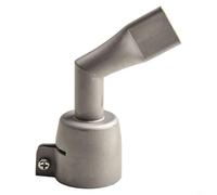 Buse de soudage plate de 20 mm, buse de soudure à fente plate coudée à 120 degrés, buse de soudage à air chaud en acier inoxydable pour soudage de tôles en PVC, compatible avec les soudeurs à air