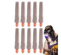 Buse de soudage - Pointe de torche de remplacement de 10 pièces, durable, pièces de revêtement non bâton multi-usages | 1,77 pouces outils résistants aux scories pour le soudage du kit