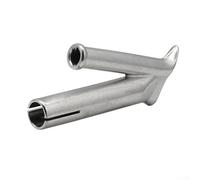 Buse de soudage ronde pour machines à souder à air chaud, pointe en métal pour acier inoxydable, polypropylène, PVC et polycarbonate, tailles 5 mm, 6 mm, 8 mm pour une répartition précise de la