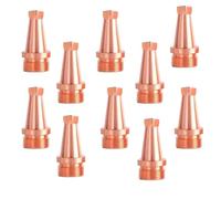 Buse de soudeur laser en cuivre pour le pistolet de soudage portable Accessoire usiné CNC pour guidage de fil de machine laser en fibre Model D 10 pièces