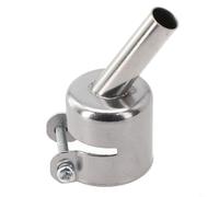Buse de soudure à angle incurvé à 45 degrés en acier inoxydable - Pointe de rechange pour station de soudage à air chaud série 850 - Diamètre intérieur (8 mm)