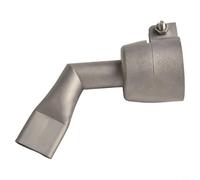 Buse de soudure à fente plate coudée à 120 degrés en acier inoxydable pour soudage de feuilles en PVC et plastique, compatible avec HLTE et autres tuyaux à air chaud 20 mm
