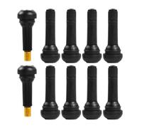 Buse de soupape de pneu, vannes de pneus sans tube - Tiges de soupape de pneu 10x 10x | Accessoires automobiles à air efforcés pour les karts, camions, tondeuses à gazon, remorques