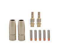 Buse de torche de soudage avec cuivre résistant à la corrosion optimisée pour une alimentation en fil fluide et moins d'éclaboussures lors de la pointe d'alimentation du fil