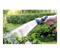 Buse de tuyau d'arrosage conçue pour filetage de 1,9 cm avec 8 options de pulvérisation, y compris brume à couverture complète et jet concentré