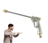 Buse de tuyau d'arrosage, haute performance, élégante, fonctionnelle et ergonomique, haute pression, réglable en pression, pour arroser la pelouse et le lavage de voitures | Utilitaire polyvalent pour