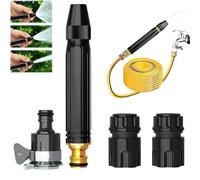 Buse de Tuyau d'Arrosage Haute Pression Avec Surpresseur 3 s Réglables