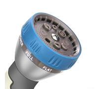 Buse de tuyau d'arrosage réactive avec 8 modes de pulvérisation et réglage du débit contrôlé par le pouce pour une application ciblée de l'eau