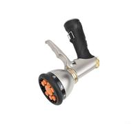 Buse de tuyau d'arrosage robuste conçue pour une utilisation répétée avec un corps en zinc massif et un déclencheur fluide pour une distribution d'eau constante