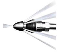 Buse de tuyau de vidange - Pression à 6 ports, nettoyeur de pulvérisation, connecteur à liaison rapide | Embout de lavage robuste pour lignes d'égout, nettoyage des bouchons, entretien de plomberie