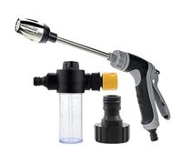 Buse de tuyau d'eau - Haute performance, haute pression | Tête de pulvérisation multi-motifs pour nettoyer les animaux de compagnie | Arroser la pelouse et le jardin, laver les voitures et les