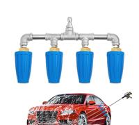 Buse de Tuyau Haute - Modern Pression, Durable, Sleek, Sturdy, Laveur Quad, antirouille en Acier, Jardin à raccord Rapide pour | Multipurpose Outdoor Indoor Utility Lightweight