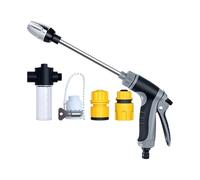 Buse de tuyau haute pression - Connecteur universel réglable, pulvérisateur d'eau de jardin robuste et anti-fuite, nettoyeur de terrasse pour lavage de voiture, métal durable | pour l'arrosage des pla