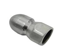 Buse de Tuyau Haute Pression, Filetage Interne G1/2 G3/8 M22, en Acier Inoxydable, for Nettoyage des canalisations d'égout, Outils de buse for eaux usées(G3I8)