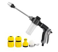 Buse de tuyau haute pression - Pulvérisateur automobile compact de 18 cm, laveuse à réglable, pistolet à eau multifonction multi-mode