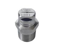 Buse de ventilateur plat, 4Pcs1/4inch40DegreeFlatFanSprayNozzle.ImpStdStainlessSteelIn.rialVeeJetWater