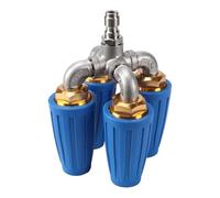 Buse d'eau haute pression très résistante, idéale pour le nettoyage de la voiture et l'arrosage des pelouses, accessoires d'arrosage de tuyau d'arrosage pour jardin, véhicules d'extérieur, colliers de