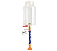 Buse d'eau pour scie à carrelage - Dépoussiéreur pour machine de découpe - Système de refroidissement par brumisation 500 ml Fixation haute précision pour meulage, fraisage, travail du bois, nettoyage