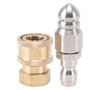 Buse d'égout compacte G1 / 4 Insert de vidange rapide du tuyau de vidange Pression de bosse de bassette de buse à égout pour fil interne G3 / 8 en laiton en acier inoxydable