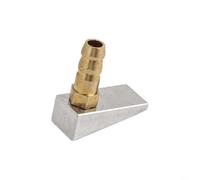Buse d'entrée inférieure pour bateau radiocommandé - Double mamelon d'eau pour un refroidissement efficace du moteur avec matériau en cuivre et alliage d'aluminium (entrée d'eau unique)
