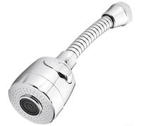 Buse d'extension de robinet de cuisine avec rotation réglable à 360° et pulvérisation minimisant les éclaboussures pour les tâches quotidiennes de préparation des aliments (D)