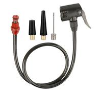 Buse d'extension pour gonfleur de pneu - Raccord rapide flexible et étanche multifonction - Adaptateur pour pompes à air et tuyaux de compresseur - Pour voiture, camion, vélo, moto, ballons