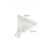 Buse D'extraction D'aspirateur 38 Mm, Tête De Brosse Rotative, Buse Pivotante Transparente, Nettoyeur De Tapis, Sèche-linge, Pièce D'aspirateur(Larger)